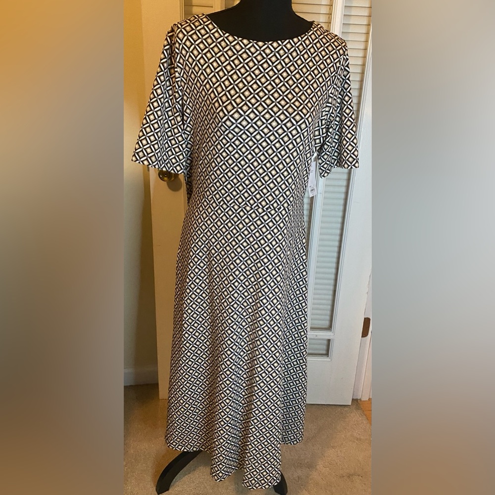 Croft & Barrow Size Medium Geo Print Dress